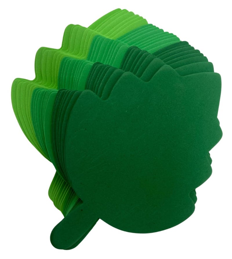 Die Cut Leaves Foam Leaves 24 Pcs Leaf Cutouts for Bulletin Board Craft Projects Approx 6 Foam Leaves for Crafts Leaf Cut Outs Spring Crafts for Kids Caterpillar Craft Leaf