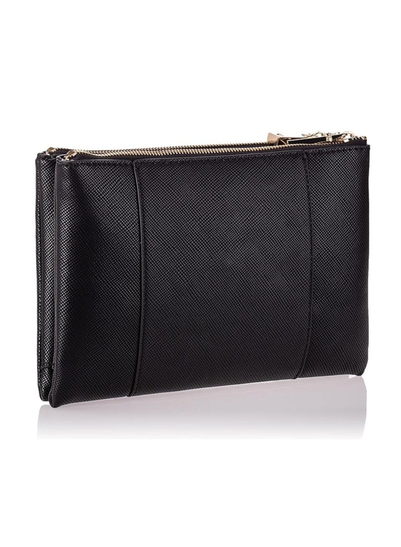 GUESS womens Noelle Dbl Zip Crossbody Crossbody Bag - Image 2