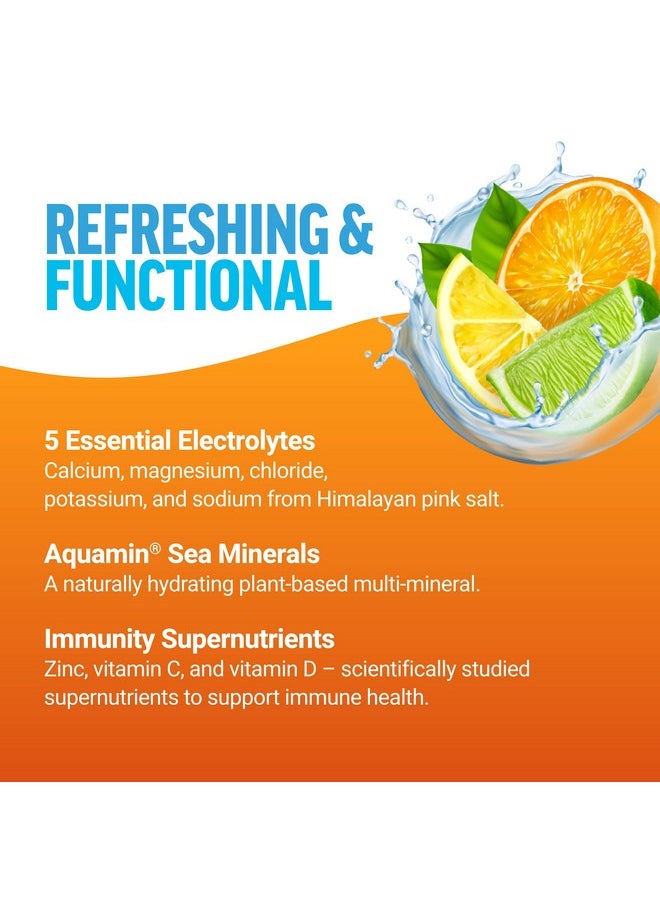 Force Factor Liquid Labs Immunity Electrolytes Powder & Immune Support Supplementhydration Packets With Immunity Vitaminselectrolytesminerals& Antioxidantsfresh Citrus Flavor20 Stick Packs  - Image 4