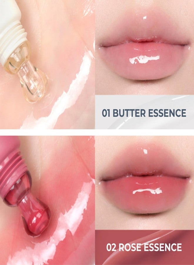 BBI@ BBIA BBIA Lip Oil Essence - High-Shine Moisturizing Lip Treatment Non-Sticky Glossy Finish with Nourishing Oils Hydrating Korean Lip Gloss for Chapped Dry Lips Vegan K-Beauty Lip Care (02 ROSE ESSENCE - Image 3