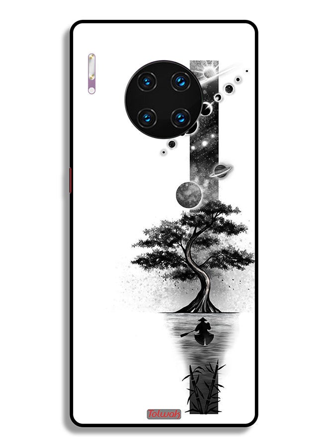 Tolwak Huawei Mate 30E Pro 5G Protective Case Cover Earth Space Art - Image 2