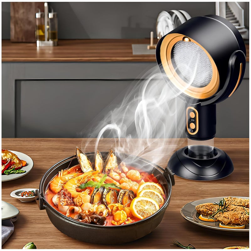 Home Air Purifier – Fast and Efficient Hood to Remove Smells and Smoke from Kitchen or Smoking, Compact and Portable Design, Maintains Fresh Healthy Atmosphere at Home or Office - Image 1