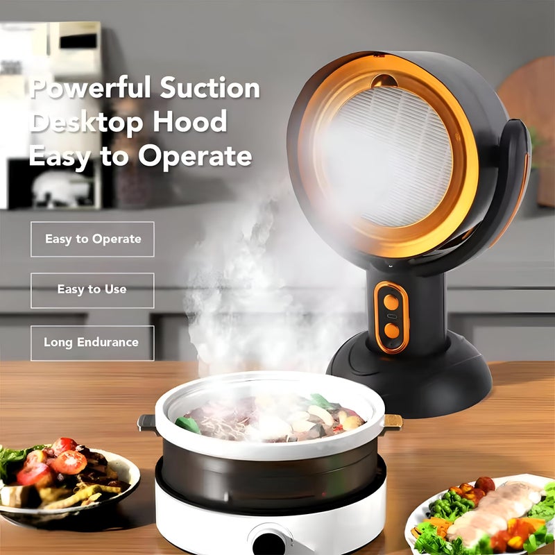 Home Air Purifier – Fast and Efficient Hood to Remove Smells and Smoke from Kitchen or Smoking, Compact and Portable Design, Maintains Fresh Healthy Atmosphere at Home or Office - Image 3