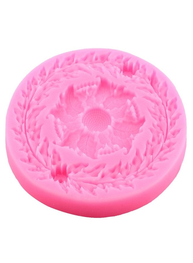 Mujiang Baroque Fondant Molds Embossed Flower Lace Silicone Molds Flower Wreath Garlands Chocolate Mold For Cake Decorating Gum Paste Candy Polymer Clay Set Of 4 - Image 3