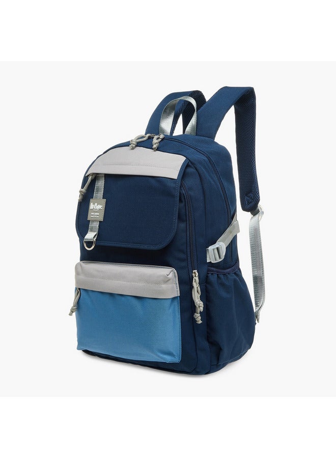 Lee Cooper Boys Colourblock Backpack with Lunch Bag and Pencil Pouch set  - Image 3