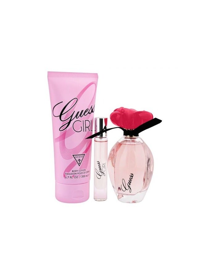 جس مجموعة هدايا للبنات 100 مل أو دو تواليت + لوشن للجسم 200 مل + 15 مل أو دو تواليت