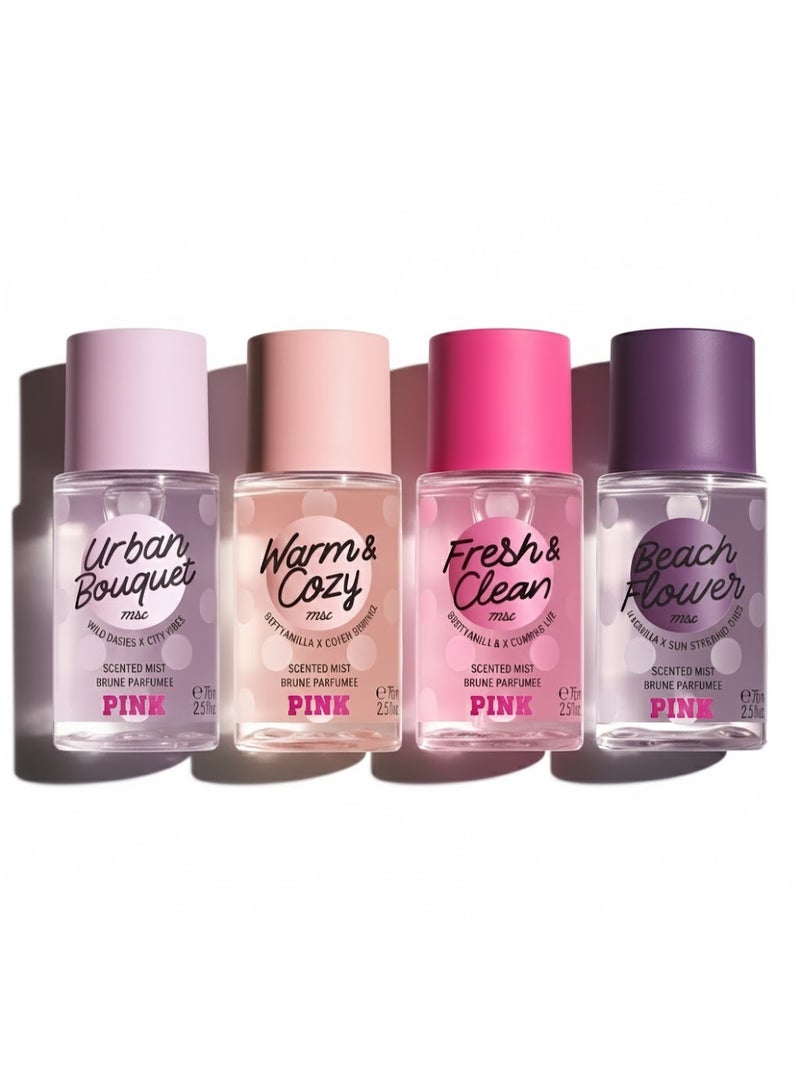 فيكتوريا سيكريت مجموعة عطور جسم من فكتوريا سيكريت 4قطع 75مل - Image 1