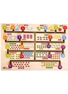 Arabic Numbers Maze