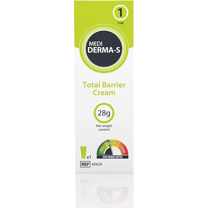 Medi Derma-S Total Barrier Cream Tube, 28g, Moisturises and Protects Damaged and Intact Skin, Waterproof Wound Protection Cream - Image 3