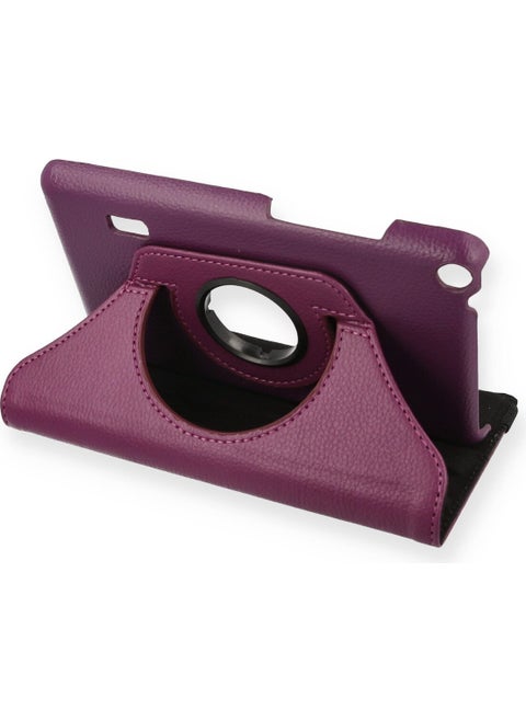 Huawei Mediapad T3 7 Case 360 ​​Tablet Swivel Case - Plum