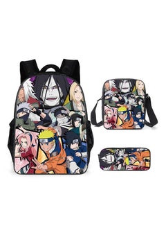 Generic Backpack for primary and secondary school students, backpack for children, anime cartoon backpack, pencil case  - Image 1