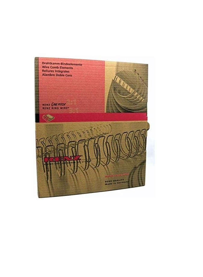 RENZ 100-Pieces Binding Wire A4 2:1 8mm 5/16" White - Image 2