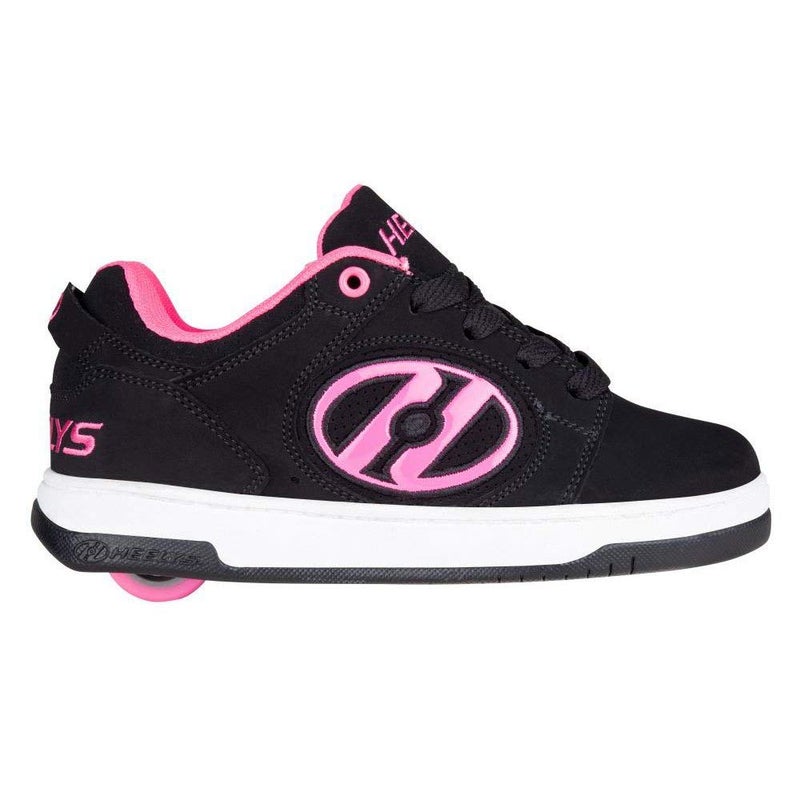 Heelys Voyager Youth Girls Athletic Skate Shoe | Big Kid Black/Pink - Image 3