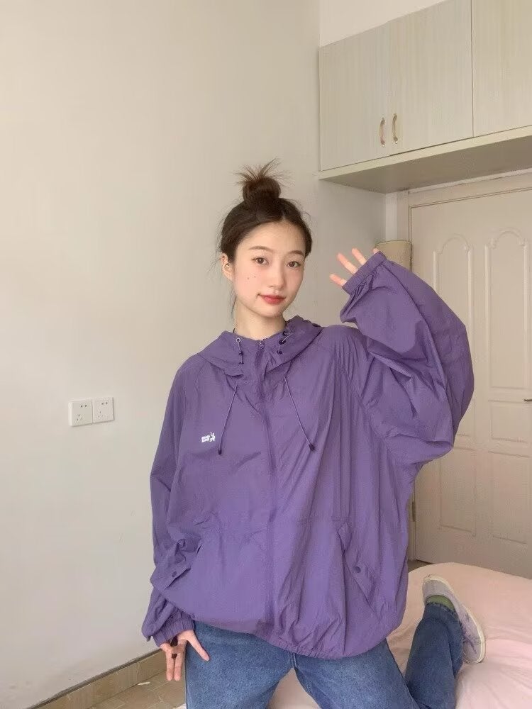 Fashionable Lightweight Breathable Sun Protection Jacket For Men And Women, Short Stylish Loose Versatile Fashion Sun Protection Coat - Image 5