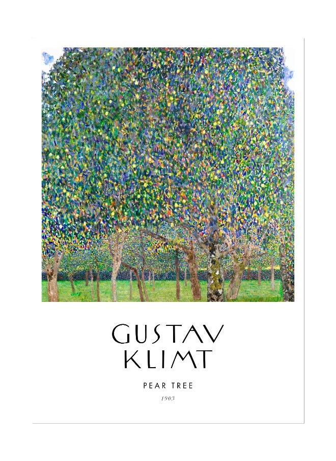 Generic - GUSTAV KLIMT - Pear Tree (High Resolution Premium Giclée Art Print / Poster of Classic Painting) A4 A3 A2, also available Framed - Image 1