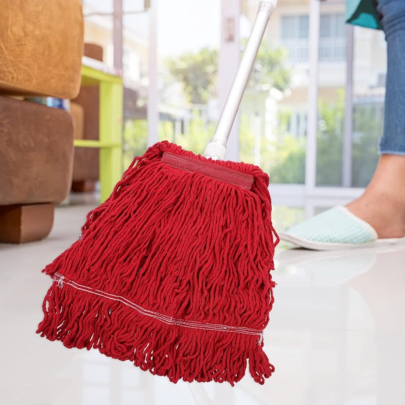 klarako Mop Replacement Head Cotton mop Refill mklarako Commercial Cut end Cotton mop Bucket Replacement Refill Heads Reusable Mopping Head mope Cleaning mop Thread Office mop Head Cotton Yarn - Image 3
