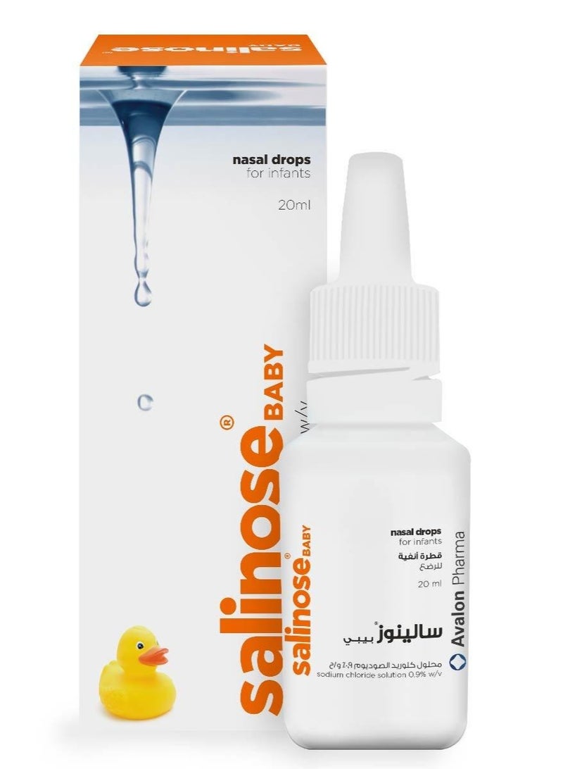 Avalon Pharma Pack of 2 Salinose Nasal Drop 20 ml - Image 3