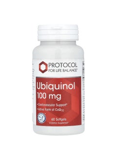Protocol For Life Balance Protocol for Life Balance, Ubiquinol, 100 mg, 60 Softgels  - Image 1