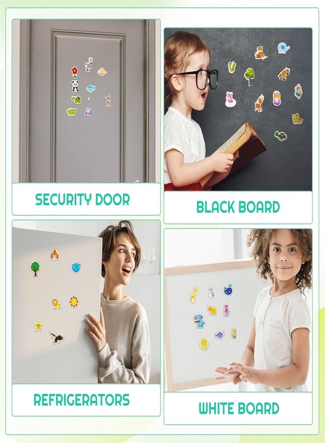 TARINI 36 pcs Fridge Magnets Zoo Animals Educational Magnetic Cute Magnets for Magnetic Whiteboards Office Stickers Refrigerator - Image 4