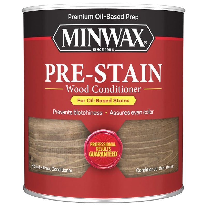 Minwax 61500444 Pre-Stain Wood Conditioner, Clear, 1 Quart
