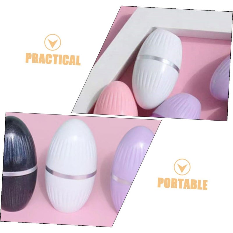 أداة وجه الأسطوانة الماصة للزيت من الحجر البركاني للبشرة الدهنية، محمولة للسفر - Image 4