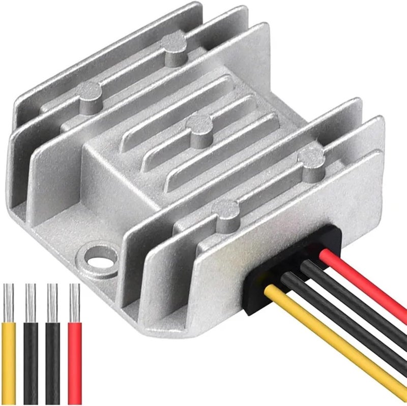 محول DC-DC 12V 24V إلى 5V 10A 50W منظم إمداد طاقة مقاوم للماء وحدة الجهد - Image 4