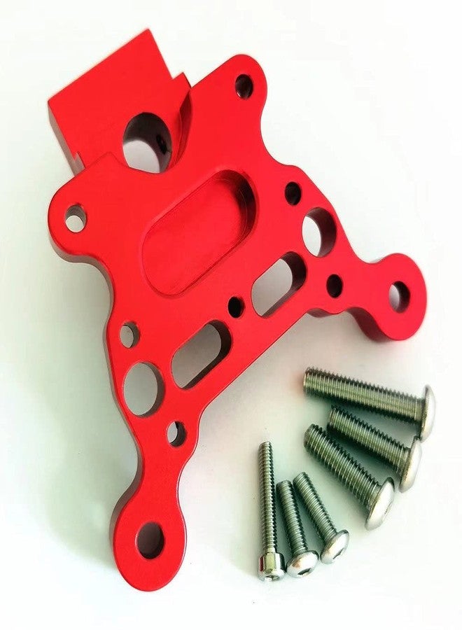 EPTNNASO Aluminum Front Center Brace Mount Red for Arrma Kraton Talion Outcast ARA320500 - Image 2
