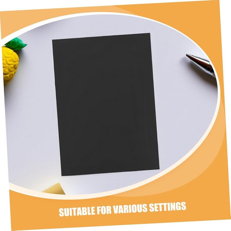 ورق كرتون أسود مقاس A4 40 ورقة ورق حرفي ثقيل الوزن لدعوات DIY وبطاقات التهنئة - Image 4