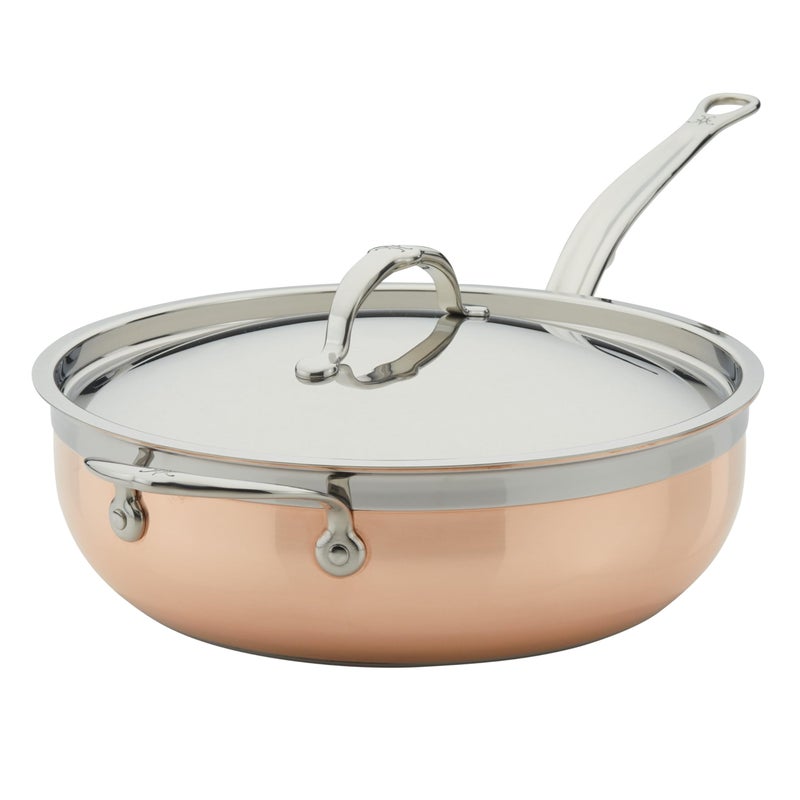 Hestan  CopperBond Collection  100 Pure Copper Essential Pan Induction Cooktop Compatible 5 Quart