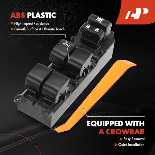 A-Premium Master Power Window Switch Compatible with Toyota Camry 2007-2009, Tacoma 2012-2015, Yaris 2007-2015, Front Left Driver Side, Replace# 8482006070, 8482006071 - Image 5