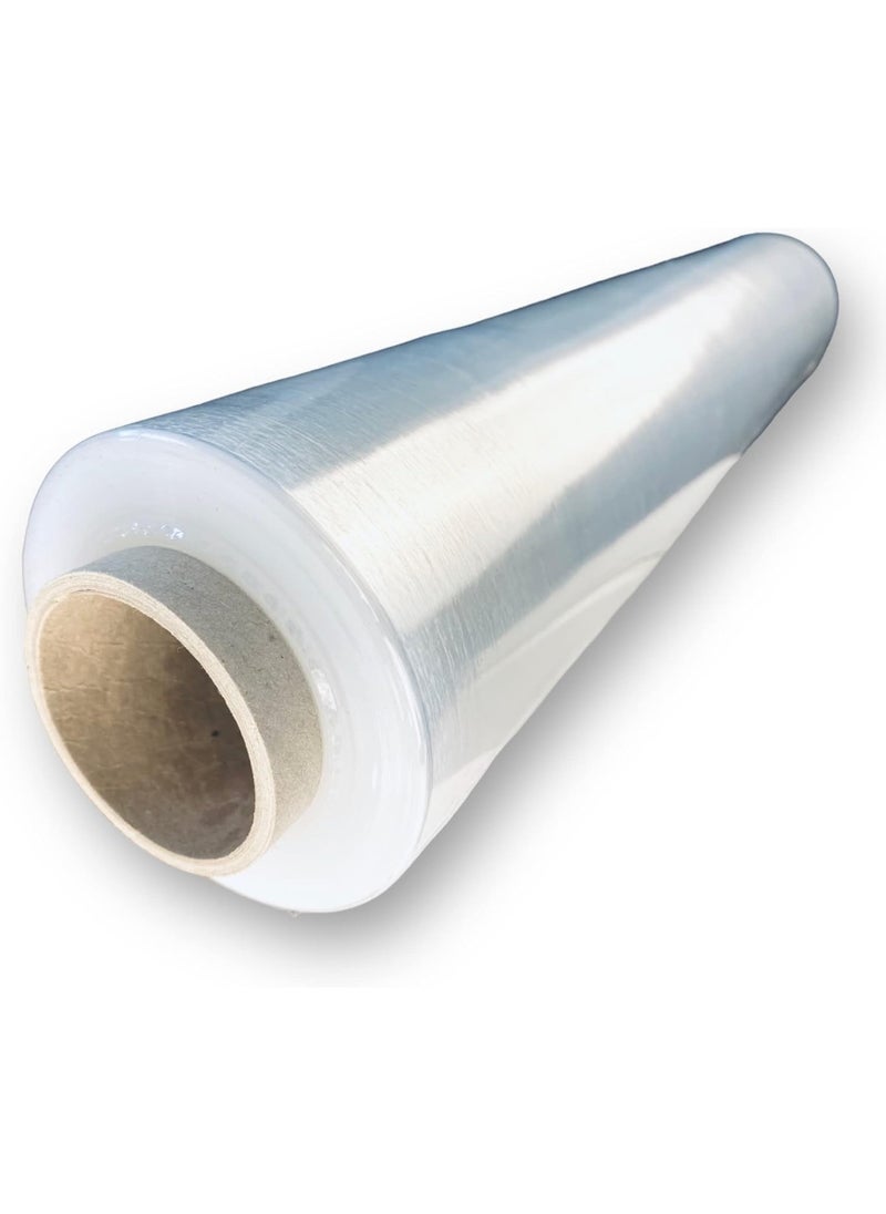 zpac Industrial Clear Stretch Film Roll, 50 cm — Durable & Flexible, 3 KG.  - Image 1