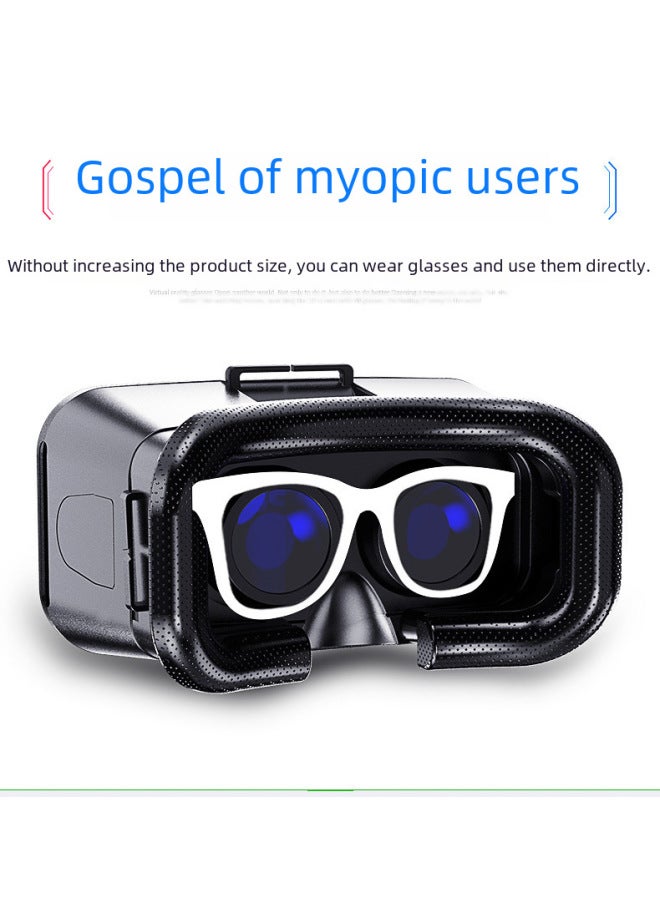 Vr Glasses Full Scene Video Helmet Smart 3dbox Virtual Reality For Movies Games Vr Eyewear-Color:V7  - Image 4