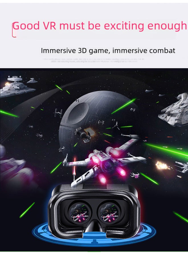 Vr Glasses Full Scene Video Helmet Smart 3dbox Virtual Reality For Movies Games Vr Eyewear-Color:V7  - Image 5