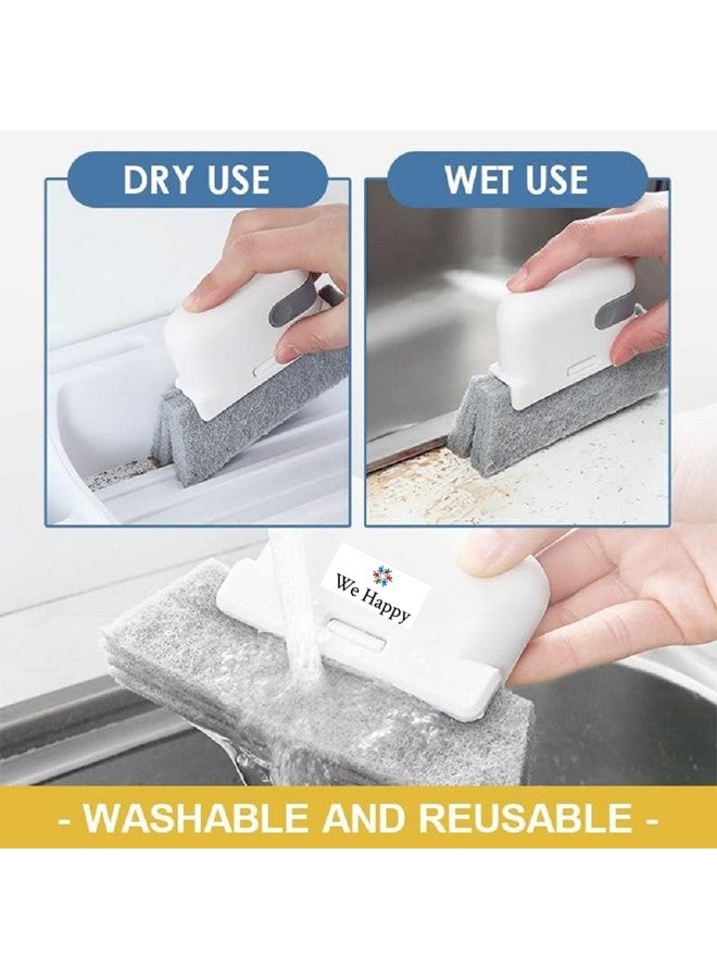 We Happy Window Groove Cleaning Brush Effortless Cleaning for Window Frames, Door Tracks and Tight Spaces - Image 2