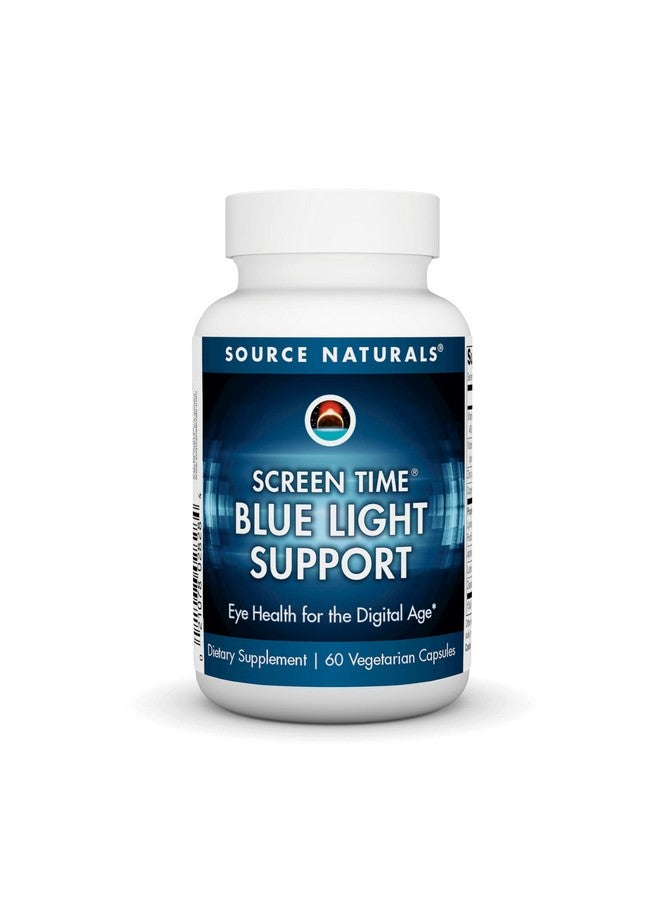 Source Naturals Screen Time Blue Light Support, Eye Health for The Digital Age* - 60 Vegetarian Capsules - Image 1