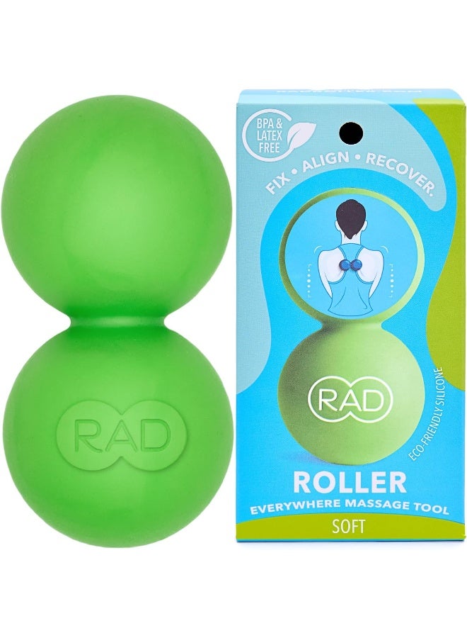 RAD Roller Soft I Myofascial Release Tool I Low Density I Self Massage Mobility and Recovery I Green - Image 1