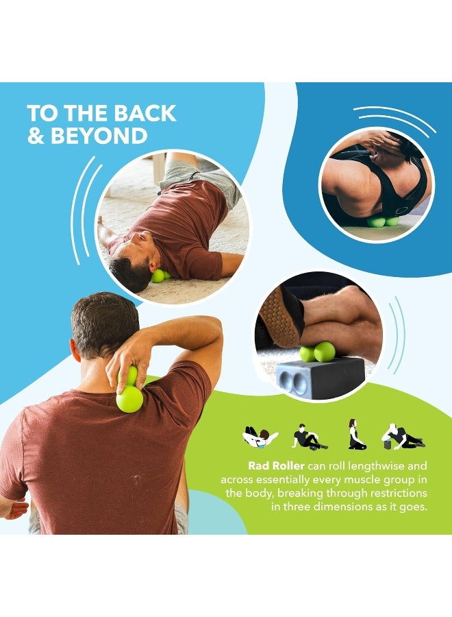 RAD Roller Soft I Myofascial Release Tool I Low Density I Self Massage Mobility and Recovery I Green - Image 3