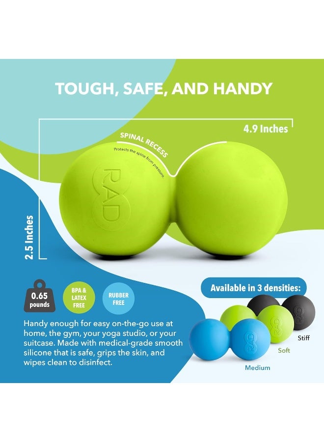 RAD Roller Soft I Myofascial Release Tool I Low Density I Self Massage Mobility and Recovery I Green - Image 4