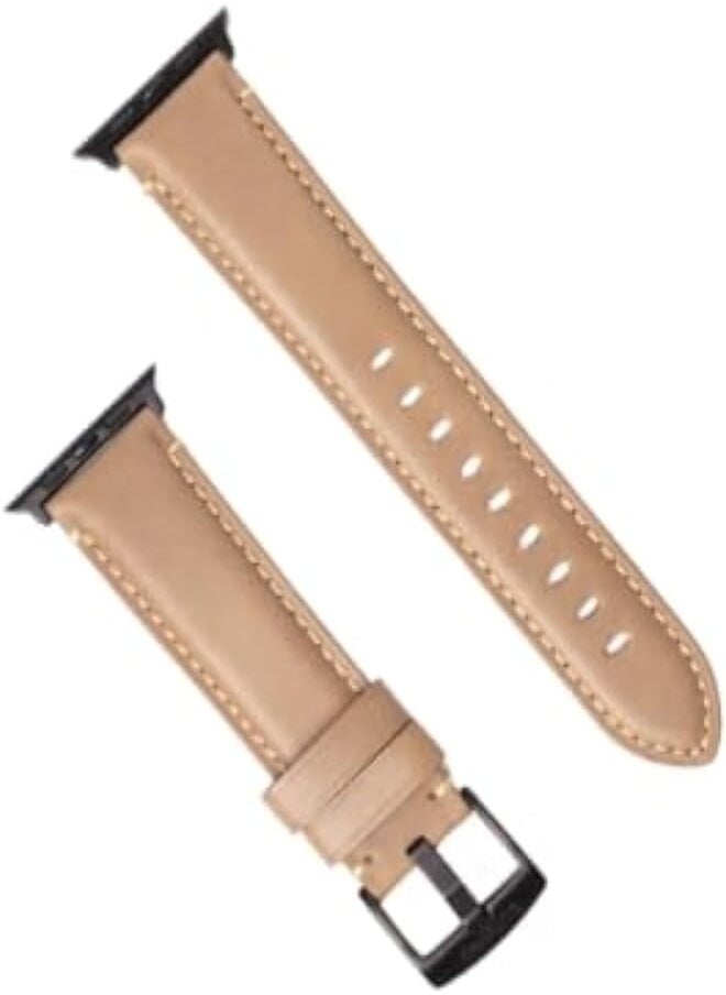Next Next store Genuine Leather Band Compatible with Apple Watch Ultra 2/Ultra 42mm/44mm/45mm/49mm, iWatch Series 8/9 6/7/SE/5/4/3/2/1 Women Men 