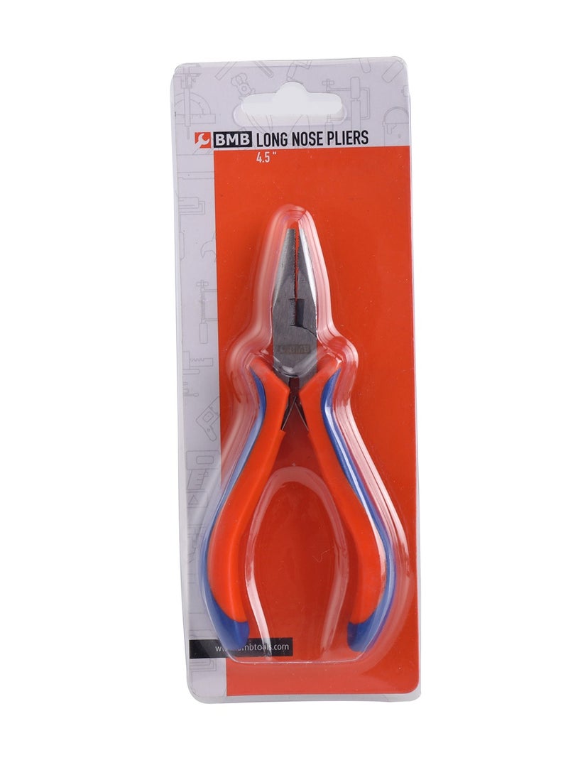 BMB tools long nose pliers 4.5 Inch|Long nose orange | Flaunts a sturdy  - Image 4