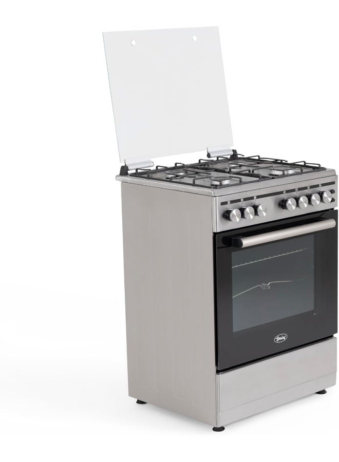 Terim TERGC6064St, 60 Cm Gas Cooking Range, 4 Gas Burners With Semicast Iron Pan Support, Stainless Steel, Made In Turkey - Image 5