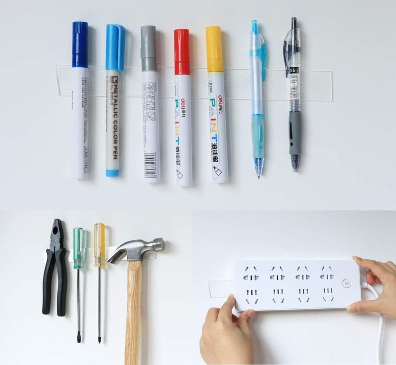 إي سي في في شريط لاصق مزدوج الجوانب من ماجيك إمبروفمنت بطول 3 أمتار، شفاف، لا يترك أثرًا، قابل لإعادة الاستخدام، قابل للغسل، مقاوم للماء، شريط لاصق 3M - Image 3