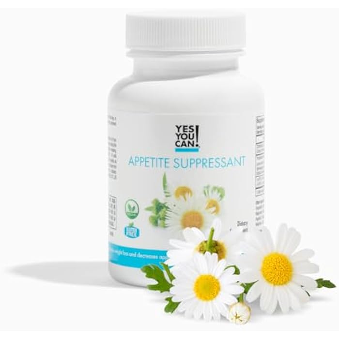 Yes You Can! Appetite Support for Body Weight Management - Healthy Relationship with Food - Includes Natural Ingredients: 5-HTP, Lemon Balm, Chamomile Extract - 30 Capsules, 1 Pack - Image 1