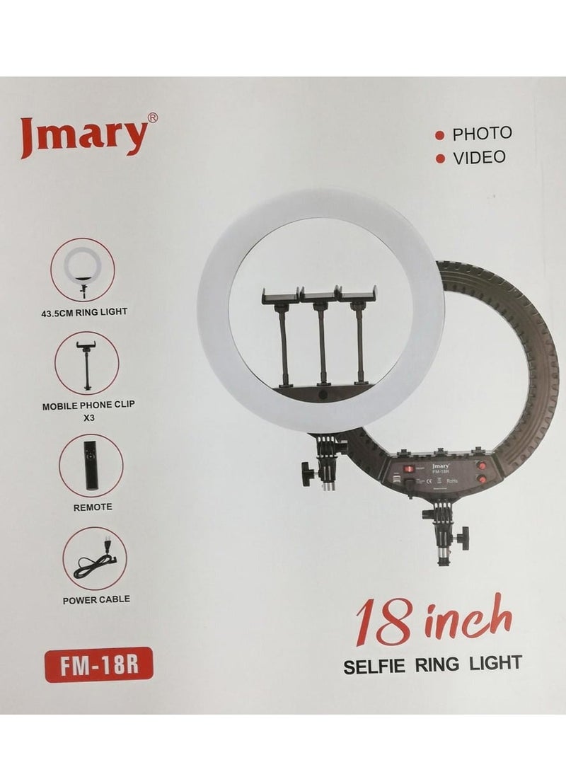 Jmary Fm-18r 18inch Ring Light - Image 1