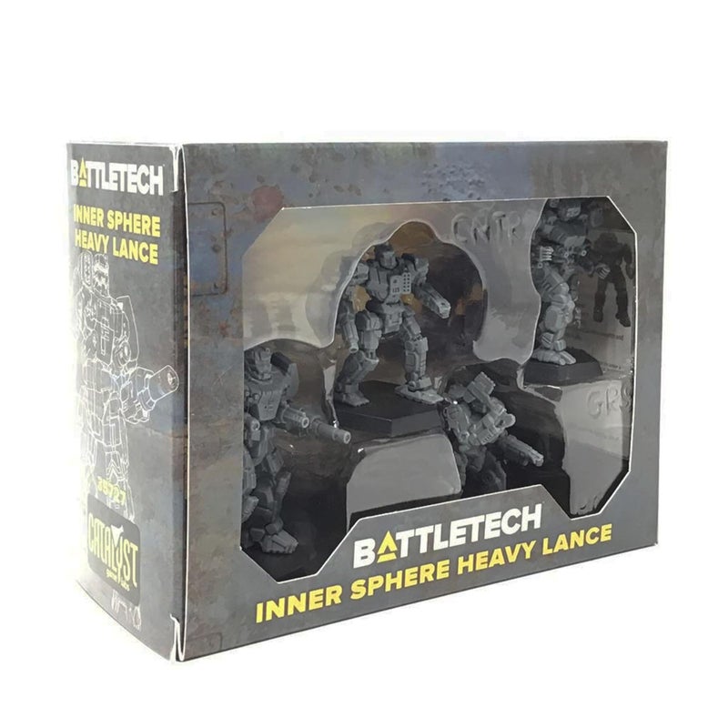 Catalyst Game Labs BattleTech Mini Force Pack Inner Sphere Heavy Lance Grey - Image 3