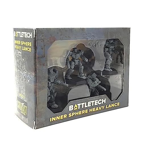 Catalyst Game Labs BattleTech Mini Force Pack Inner Sphere Heavy Lance Grey - Image 1