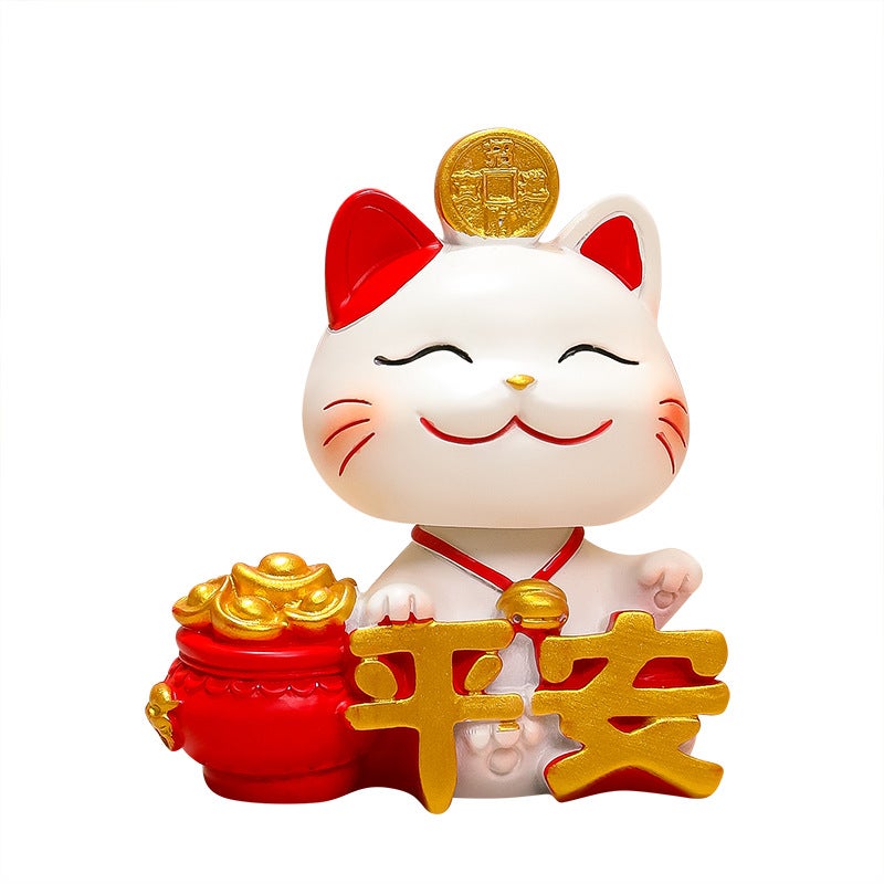 Cute Resin Cat Doll – Creative Cartoon Figure for Office Decor and Gifts - Image 5