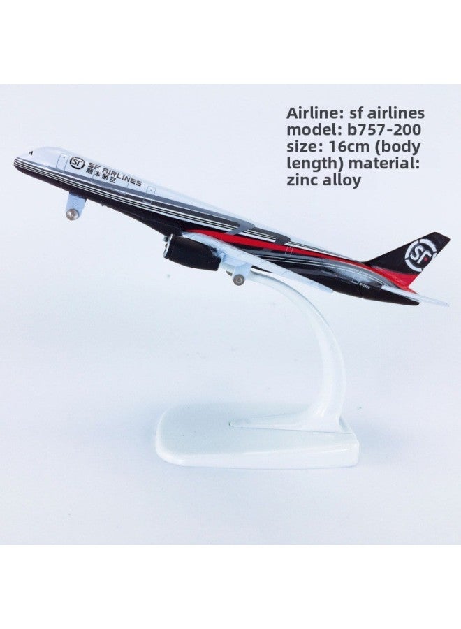 Special Offer-Alloy China Southern Airlines China Air China East China Airlines Hokkaido Airlines Artificial Aircraft Model-Color:16cmb757-200 Sf Airlines  - Image 1