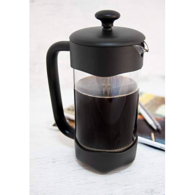 Biggcoffee Fy92 French Press Stainless Steel Lid Borosilicate Glass 1000 Ml Special Functional Compact Design - Image 4