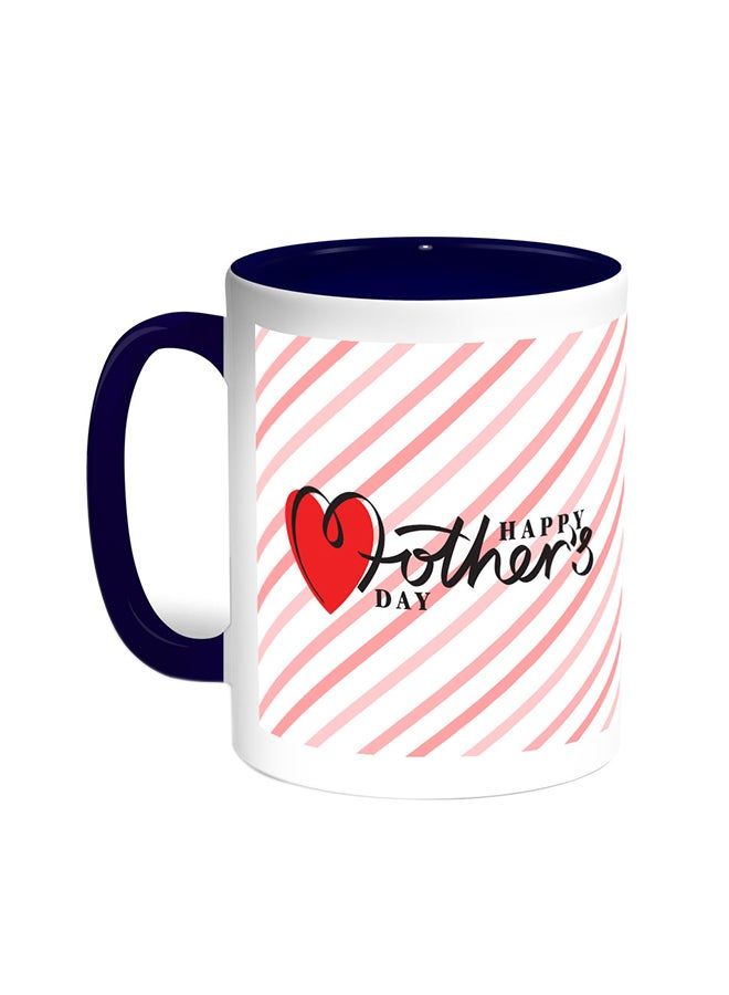 RKN Happy Mother's Day Printed Coffee Mug Blue/White 11ounce - Image 1